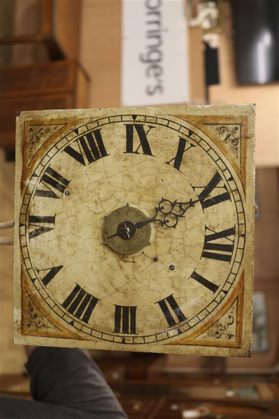 A postmans wall clock, H.56cm